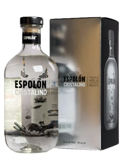Текила Espolon Cristalino in gift box  0.75 л