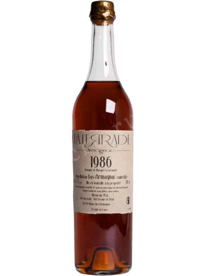 Арманьяк Laterrade Domaine de Lartigue Marquet Bas-Armagnac 1986 0.7 л