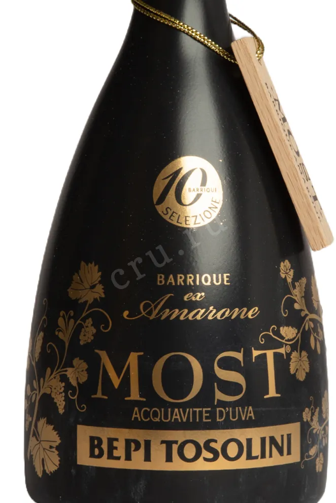 Этикетка Bepi Tosolini Most Barrique ex Amarone 0.7 л