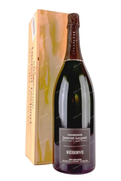 Шампанское  Laurent Lequart Reserve in gift box 2020 3 л