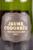 Этикетка Ars Collecta Jaume Codorniu Gran Reserva Brut 2018 0.75 л