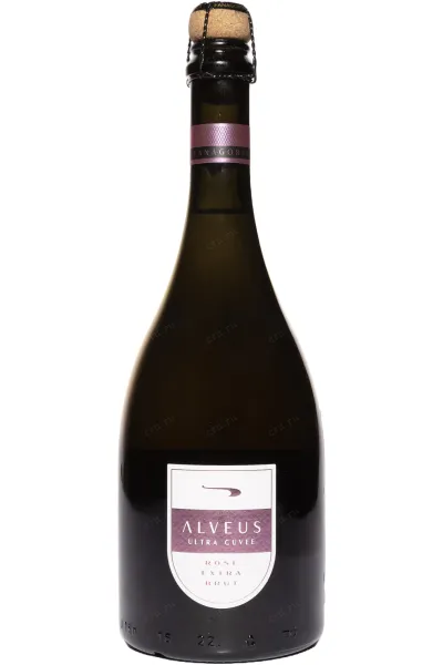 Игристое вино Фанагория Алвеус Ультра Кюве Розе Экстра Брют 2022 0.75 л