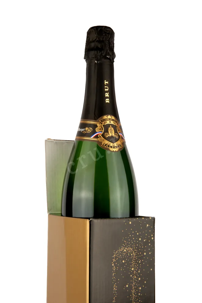 Игристое вино Wolfberger Cremant d'Alsace Pinot Gris gift box  0.75 л