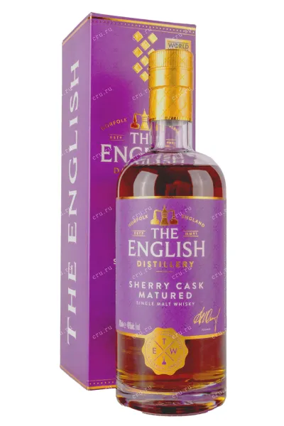 Виски English Sherry Cask Matured Single Malt in gift box  0.7 л