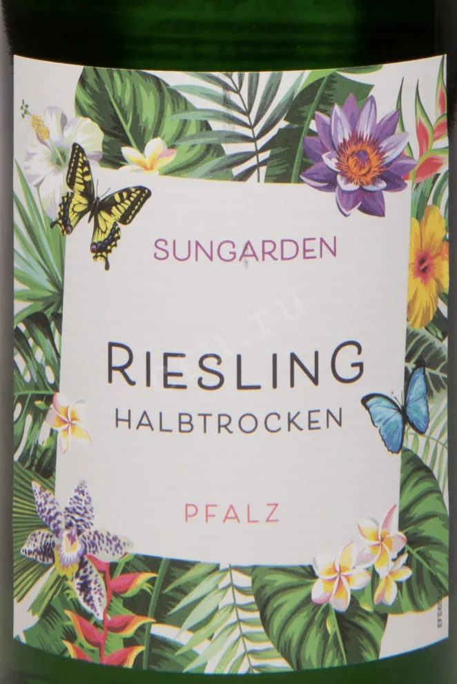 Этикетка Sungarden Pfalz Riesling 2023 0.75 л
