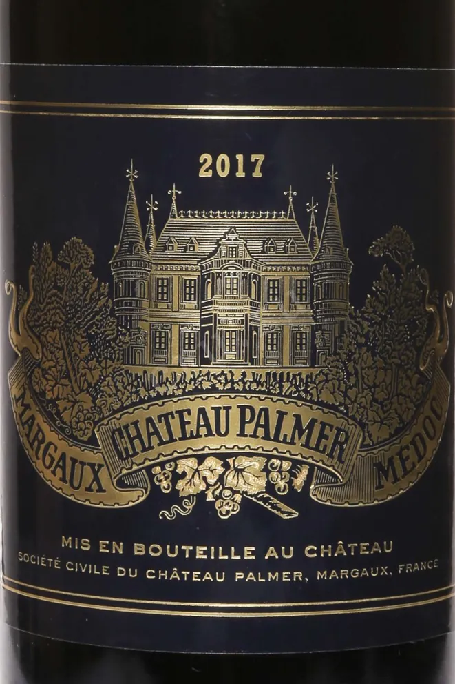 Этикетка Chateau Palmer Margaux 2017 0.75 л