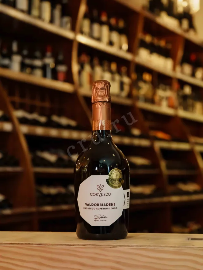 В магазине Крю Профи Corvezzo Prosecco Valdobbiadene Superiore DOCG Brut 2024 0.75 л