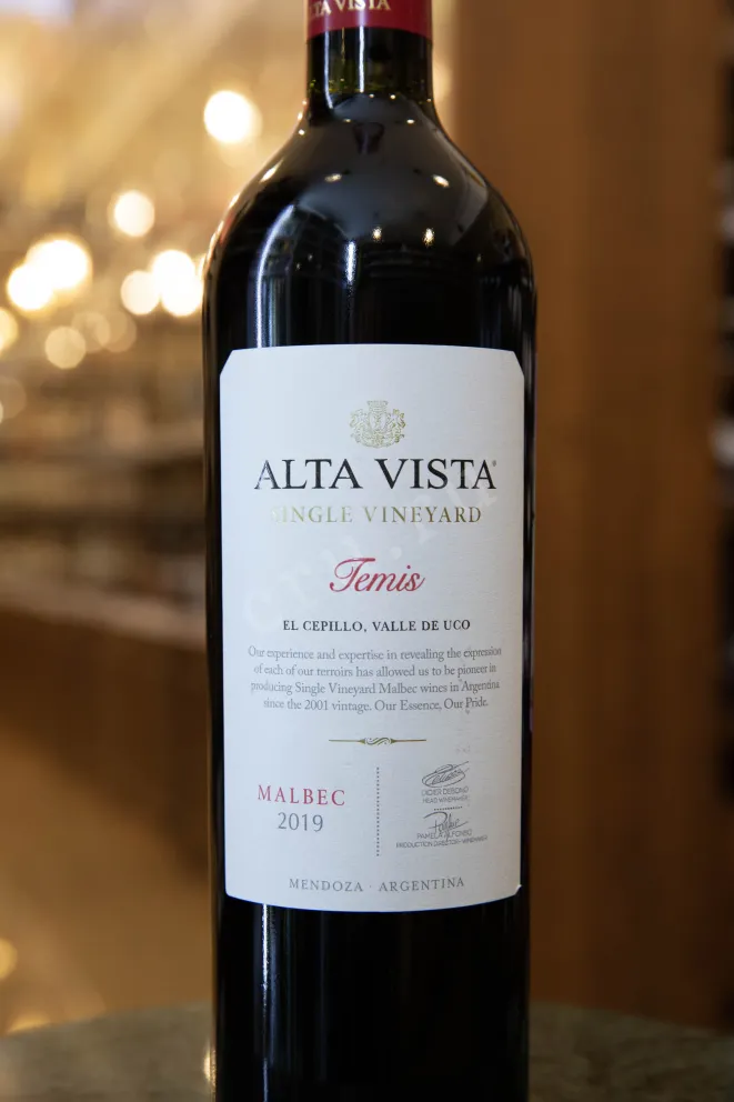 В магазине Крю Профи Alta Vista Single Vineyard Temis Malbec 2019 0.75 л