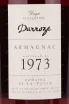 Арманьяк Darroze 1973 0.7 л