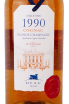 Этикетка Deau Grande Champagne 1990 1990 0.7 л