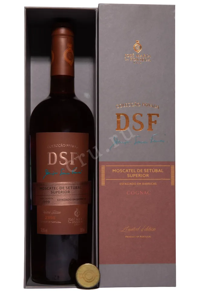 В подарочной коробке Jose Maria da Fonseca Coleccao Privada DSF Moscatel de Setubal Superior in gift box 1999 0.75 л