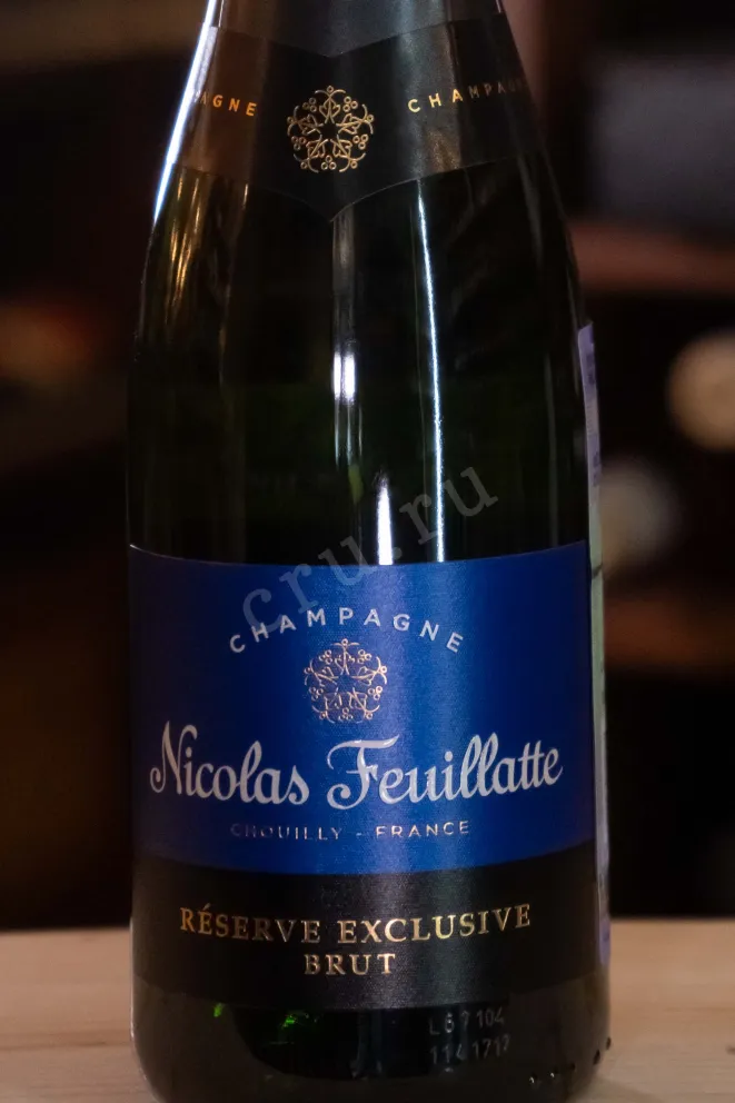 В магазине Крю Профи  Nicolas Feuillatte Brut Reserve Exclusive 2019 0.375 л