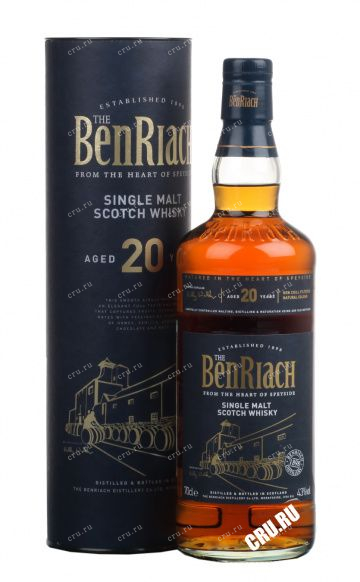 Виски Benriach 20 years Single Malt  0.7 л
