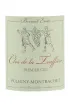 Этикетка Domaine Benoit Ente Puligny‐Montrachet 1er Cru Clos de la Truffiere 2018 0.75 л