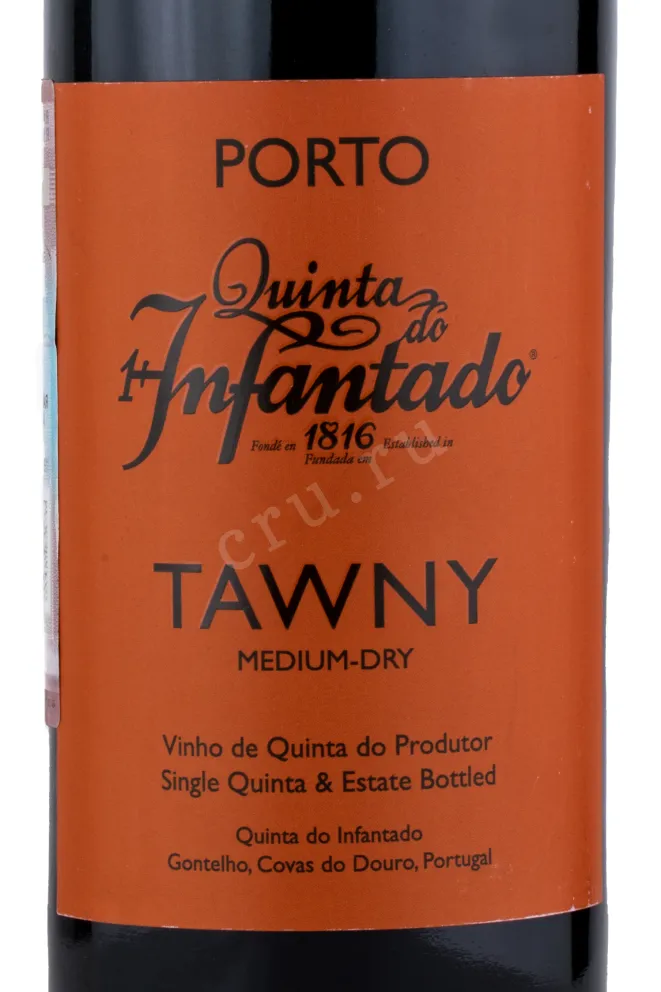 Этикетка портвейна Квинта до Инфантадо Тони 0.75 л