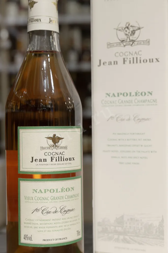 В магазине Крю Профи Jean Fillioux Napoleon Vieux Cognac Grande Champagne Premier Cru 0.7 л
