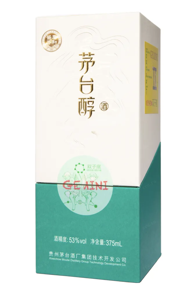 Подарочная коробка Moutai Chun Zodiac Signs - Gemini 0.375 л