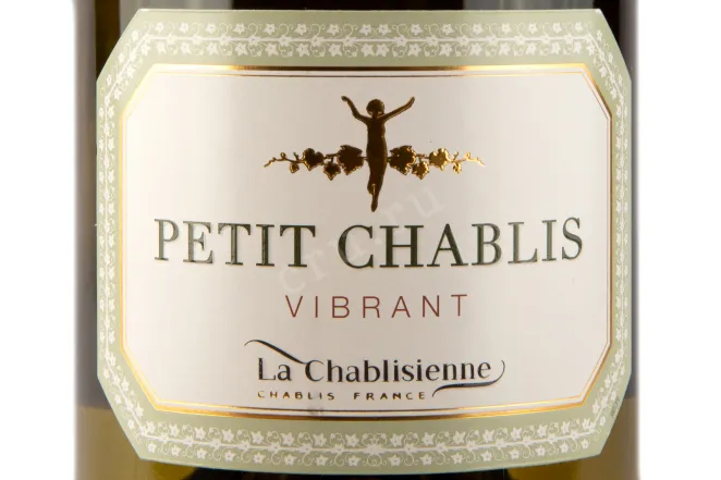 Этикетка вина La Chablisienne Petit Chablis AOC Vibrant 0.75 л