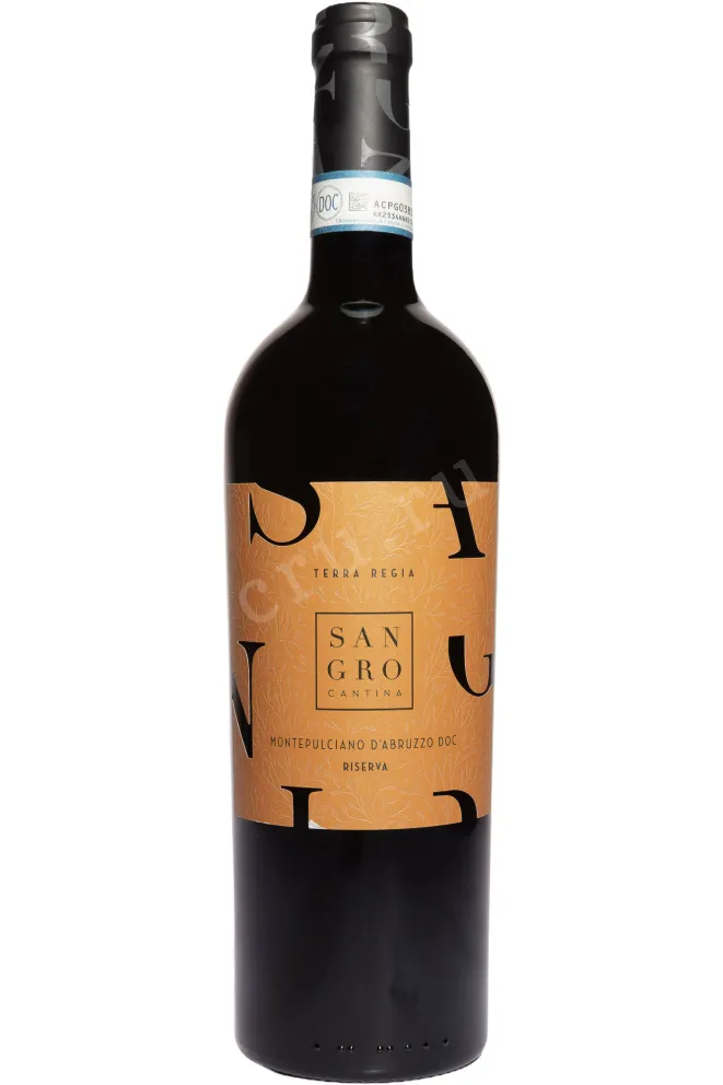 Вино Cantina Sangro Terra Regia Montepulciano D'Abruzzo Riserva DOC 2022 0.75 л