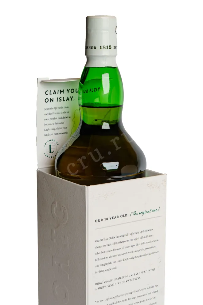 В подарочной коробке Laphroaig 10 Years Old in gift box 1 л