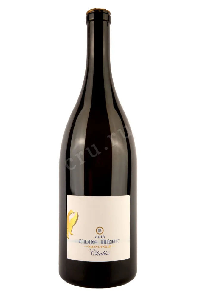 Вино Chablis Chateau de Beru Clos Beru Monopole 2018 1.5 л