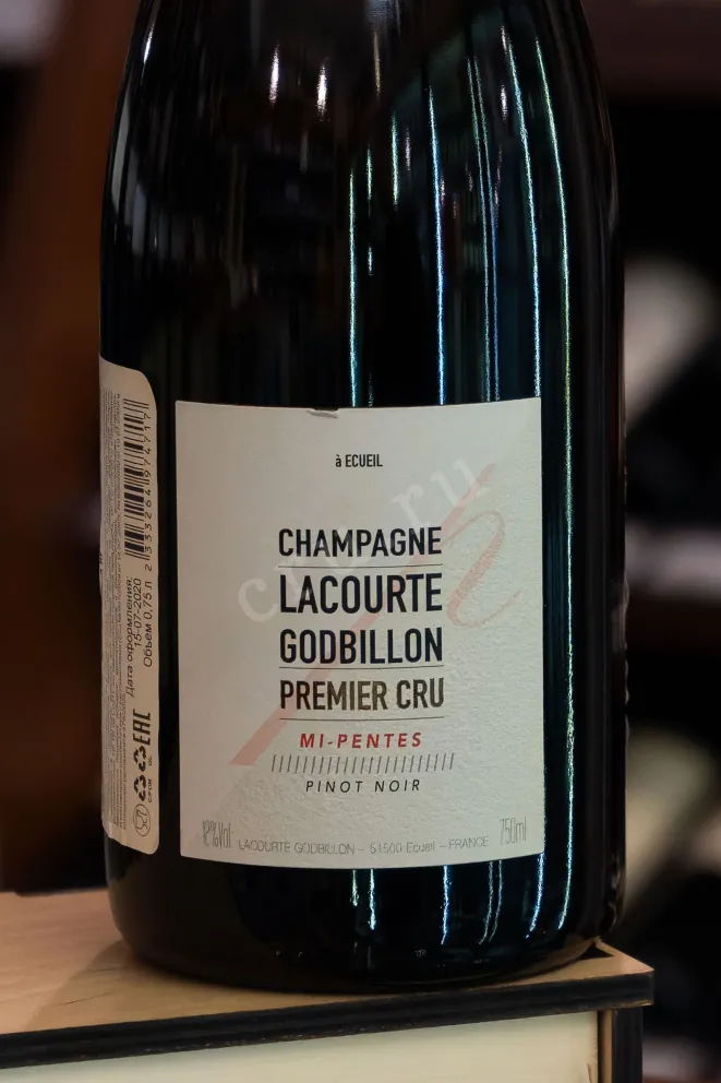 В магазине Крю Профи Lacourte Godbillon Mi-Pentes Extra Brut Premier Cru 0.75 л