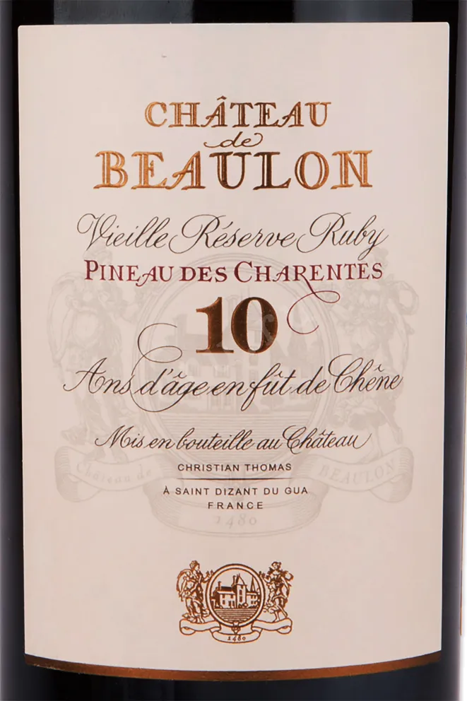 Пино де Шарант Chateau de Beaulon Pineau des Charantes Vieille Reserve 10 Ans  0.75 л