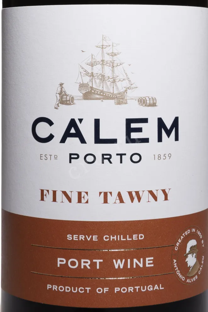 Этикетка Calem Fine Tawny 2018 0.75 л