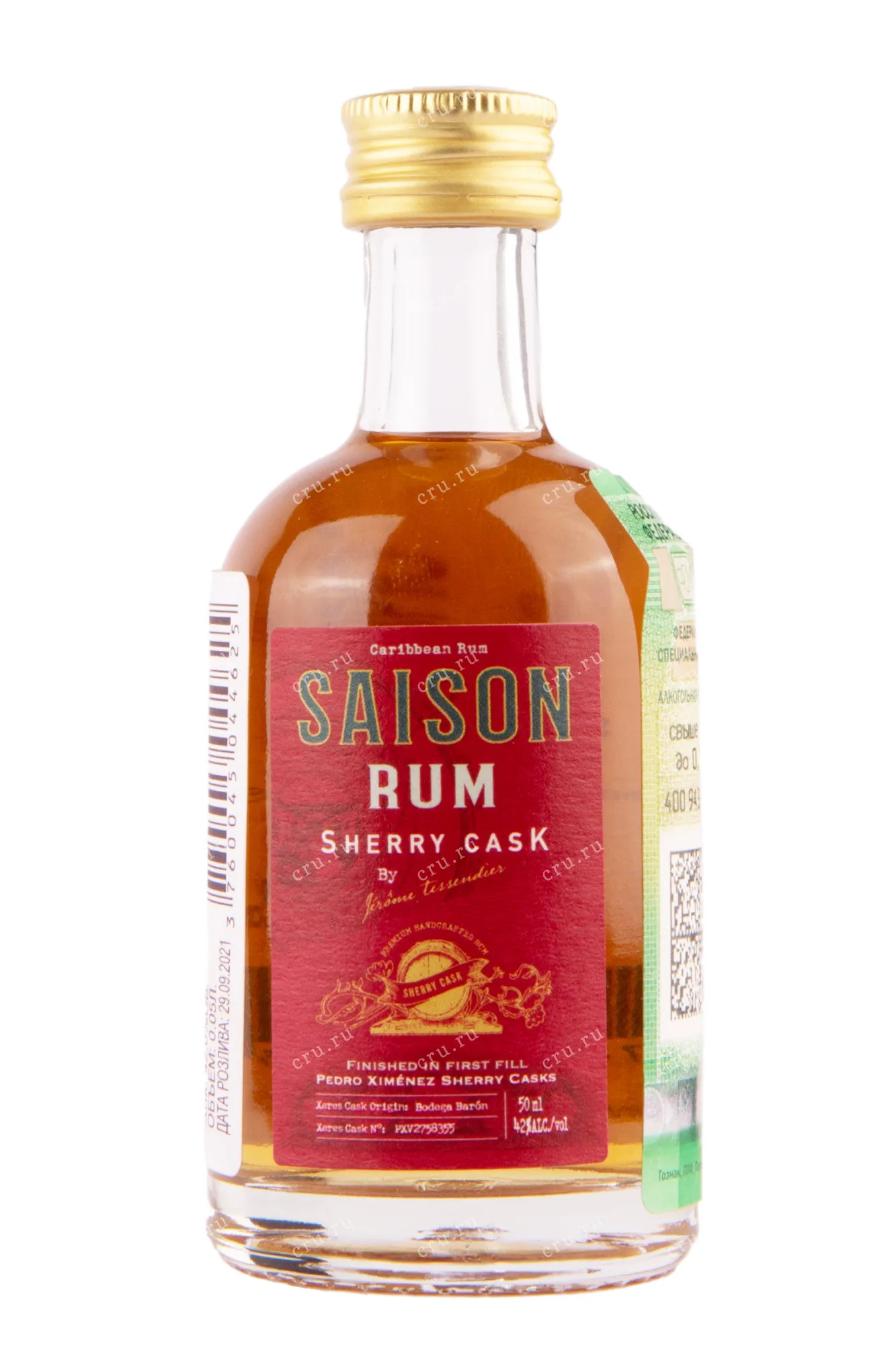Фото — Ром Saison Sherry Cask  0.05 л