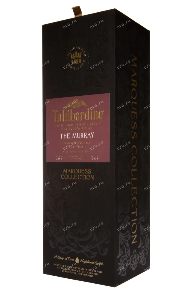 Подарочная коробка Tullibardine The Murray Chateauneuf Du Pape Cask Finish in gift box 0.7 л