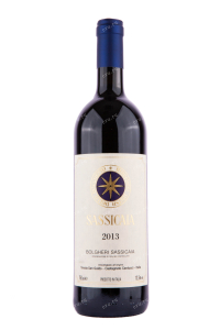 Вино Sassicaia 2013 0.75 л