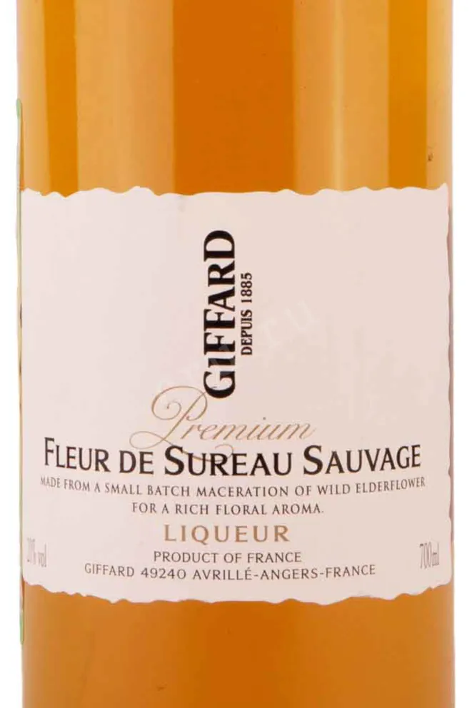 Этикетка Giffard Fleur de Sureau Sauvage 0.7 л