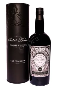 Арманьяк Saint Aubin Bas-Armagnac in tube 1975 0.7 л
