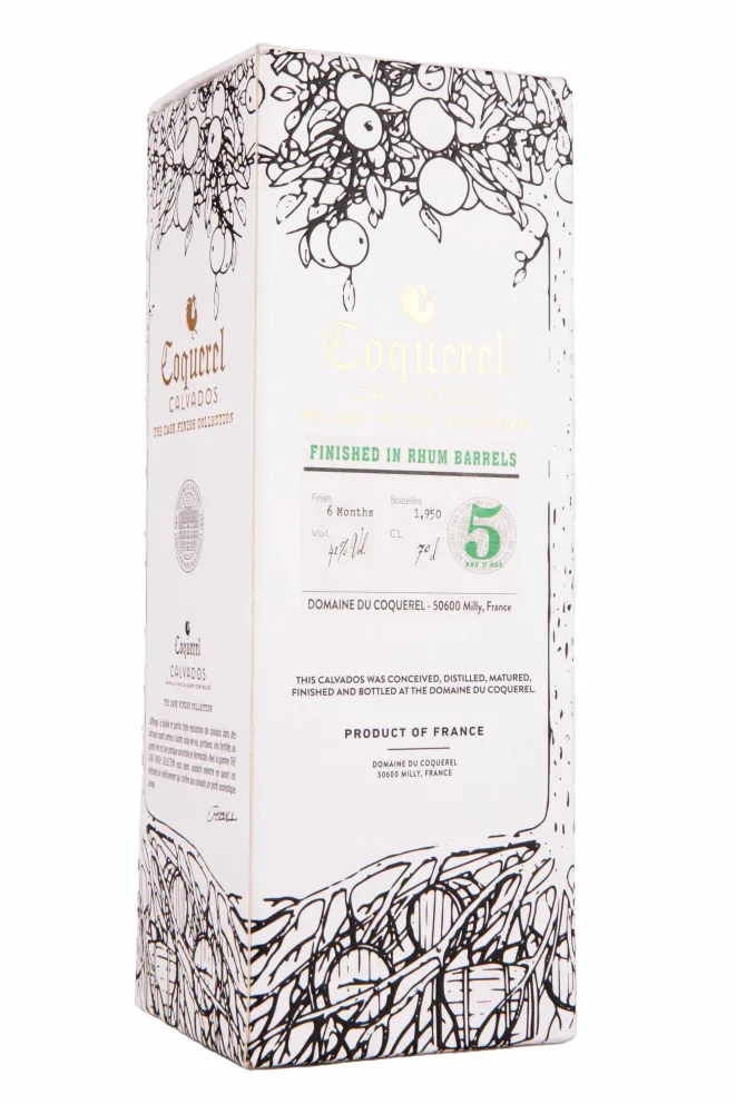 Подарочная коробка Coquerel Rum Finish 5 years in gift box 0.7 л