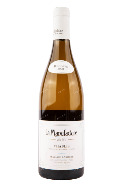 Вино La Manufacture Chablis 2020 0.75 л