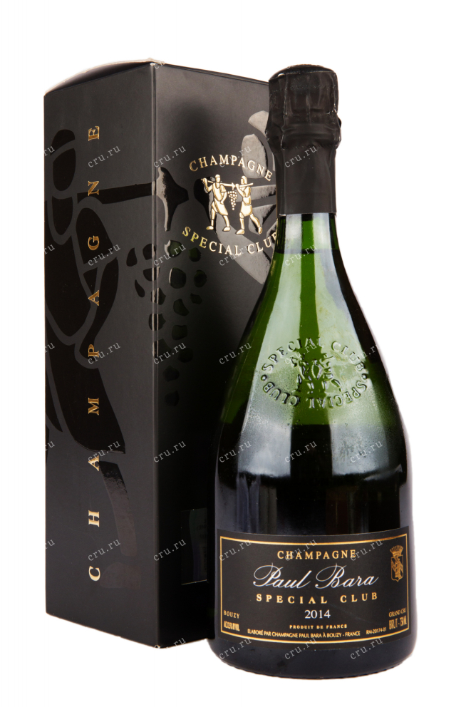 Шампанское Paul Bara Special Club Brut Bouzy Grand Cru gift box 2014 0.75 л