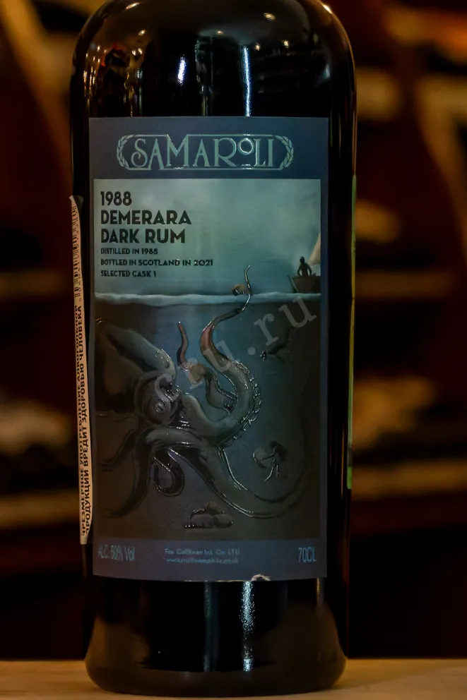 В магазине Крю Профи Samaroli Demerara Dark in gift box 1988 0.7 л