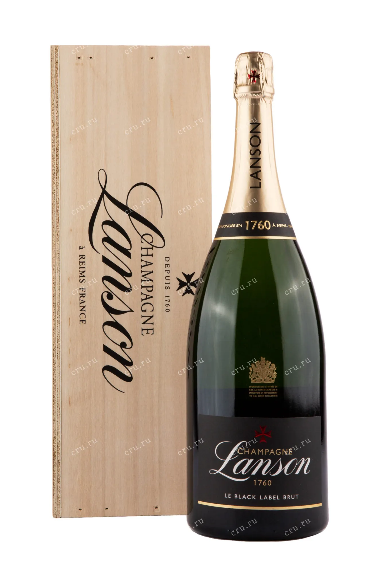 Фото — Шампанское Lanson Le Black Label Brut  1.5 л