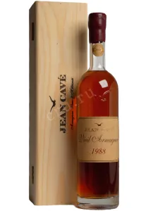 Арманьяк Jean Cave Vieil Armagnac AOC wooden box 1988 0.7 л