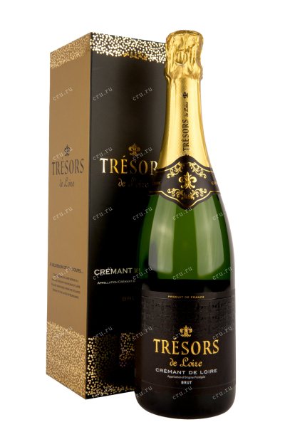 Игристое вино Tresors de Loire de Loire gift box 2018 0.75 л
