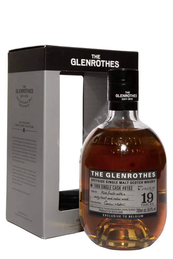 Виски The Glenrothes Speyside Single Malt Single Cask 19 Years Old in gift box  0.7 л