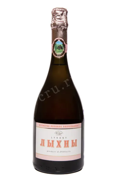 Игристое вино Лыхны Розовое Полусладкое 2021 0.75 л
