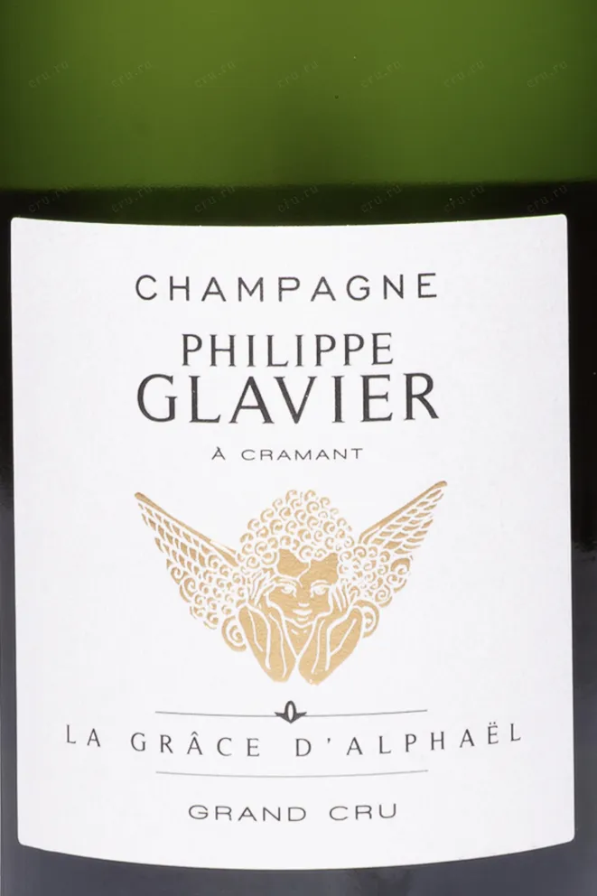 Этикетка Philippe Glavier La Grace d'Alphael Grand Cru 2021 0.75 л