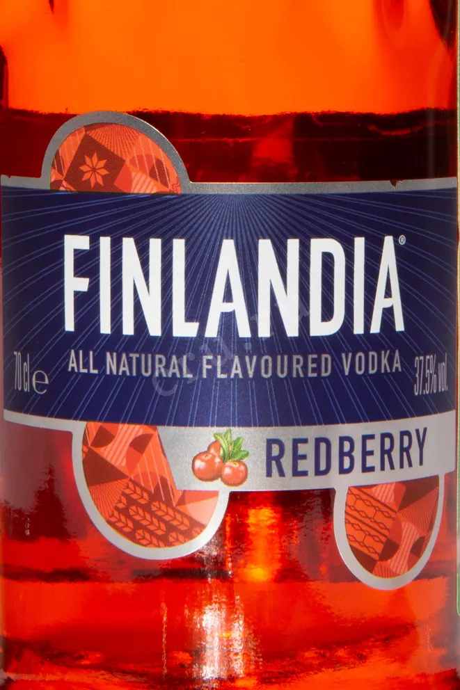 Этикетка Finlandia Redberry 0.7 л