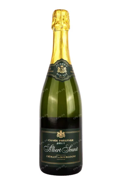 Игристое вино Albert Sounit Cremant de Bourgogne Cuvee Prestige Brut 2021 0.75 л