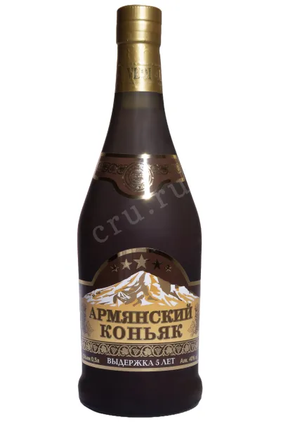 Коньяк Веди-Алко 5 Лет в Матовой Бутылке 2019 0.5 л