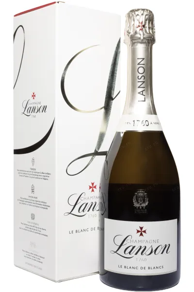 Шампанское Lanson Le Blanc de Blancs Brut gift box 2020 0.75 л