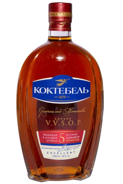 Коньяк Коктебель 5 лет ВВСОП  1 л