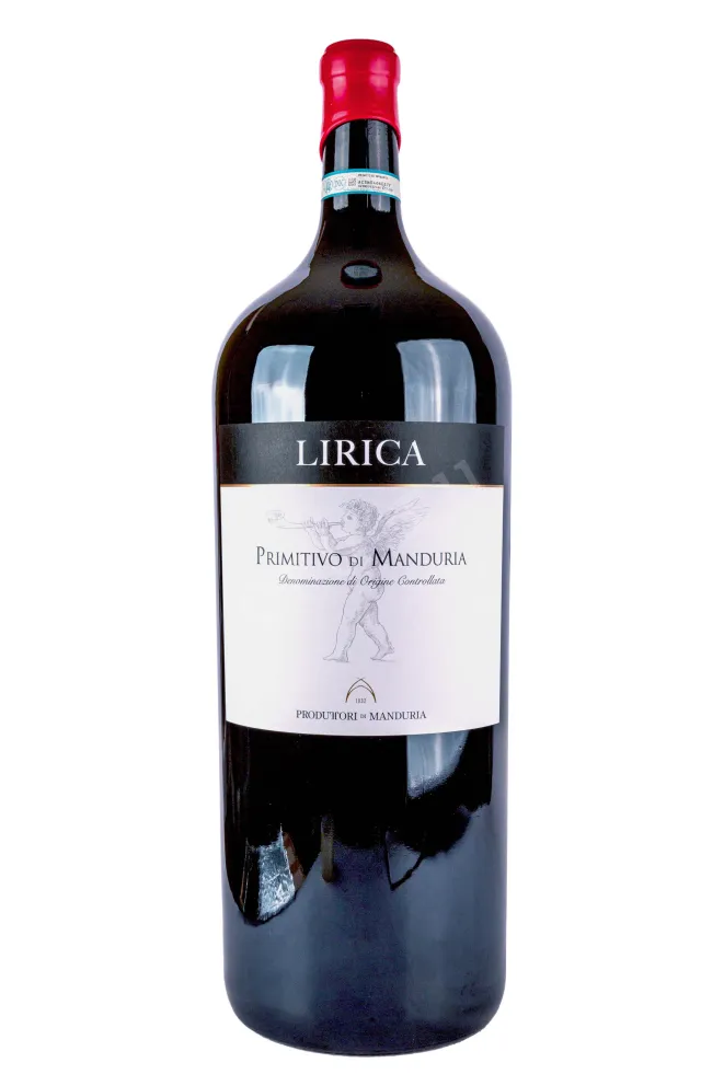 Бутылка Lirica Primitivo di Manduria in gift box 2021 15 л