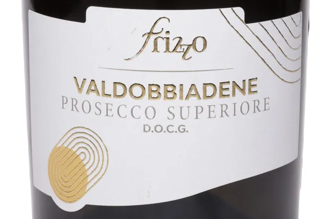 Этикетка Frizzo Prosecco Valdobbiadene Superiore 2024 0.75 л